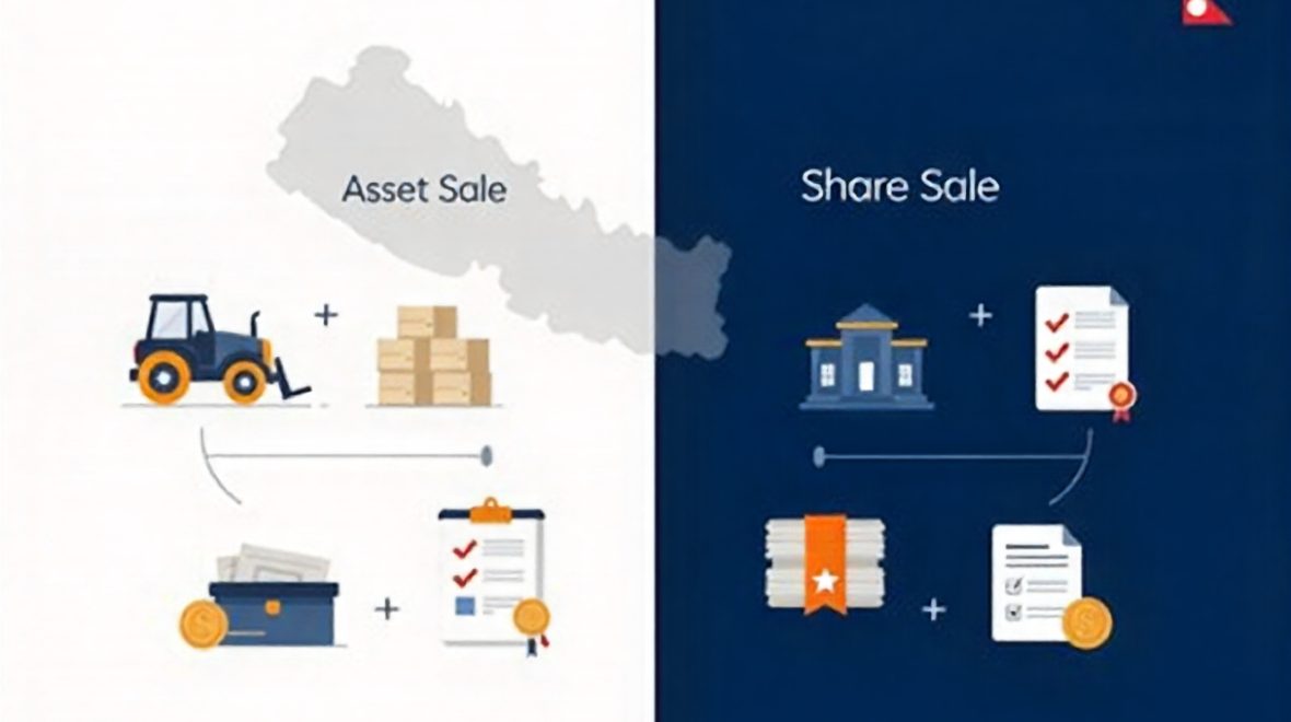 Asset Sale vs. Share Sale: Which Is Right for Your Business in Nepal?