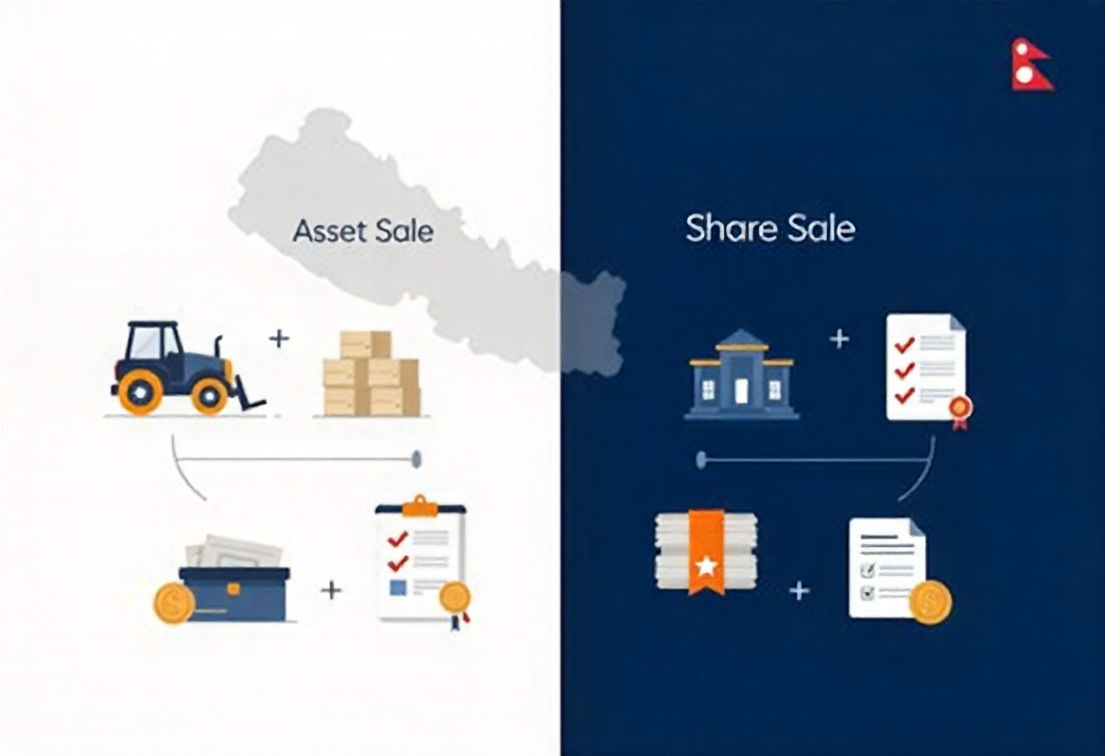 Asset Sale vs. Share Sale: Which Is Right for Your Business in Nepal?